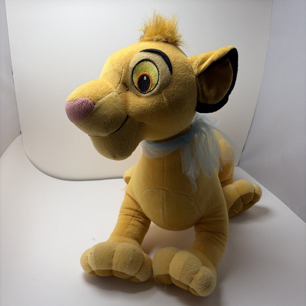Disney's The Lion King Jumbo Simba Cub Plush Toy Large Size Hasbro 22"